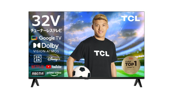 TCL チューナーレステレビ 32V型 フルハイビジョン（TVチューナー非 ...