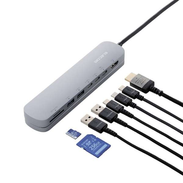 mUSB-C IXX J[hXbg2 / HDMI / USB-A2 / USB-C3nUSB PDΉ 100W hbLOXe[V Vo[ DST-C22SV [USB Power DeliveryΉ]_8