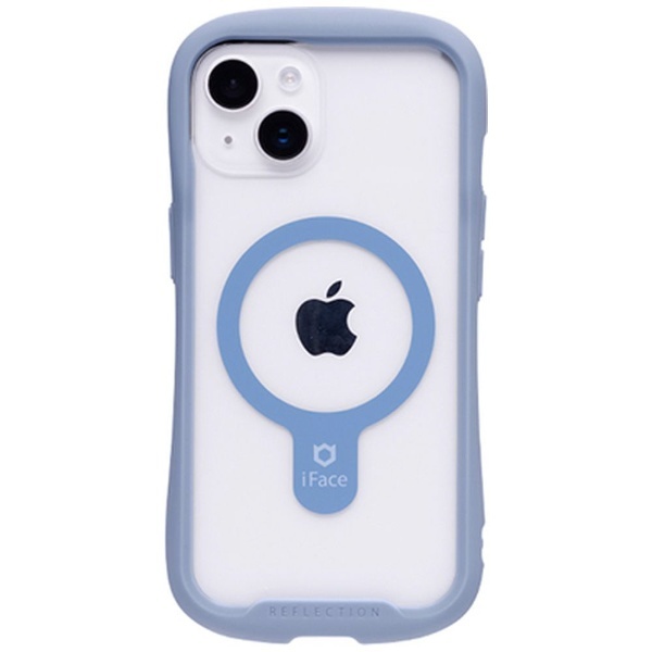 iPhone 14専用]iFace Reflection Magnetic 強化ガラスクリアケース iFace ペールブルー 41-958742  HAMEE｜ハミィ 通販