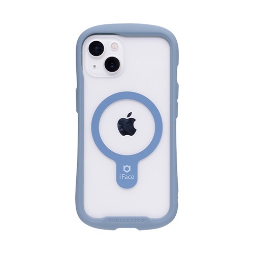 iPhone 13専用]iFace Reflection Magnetic 強化ガラスクリアケース iFace ペールブルー 41-958902  HAMEE｜ハミィ 通販