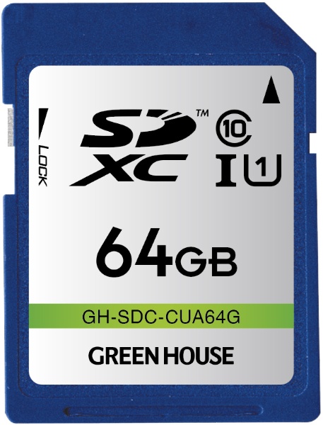 SDXC꡼ UHS-I 饹10 64G GH-SDC-CUA64G [Class10 /64GB]