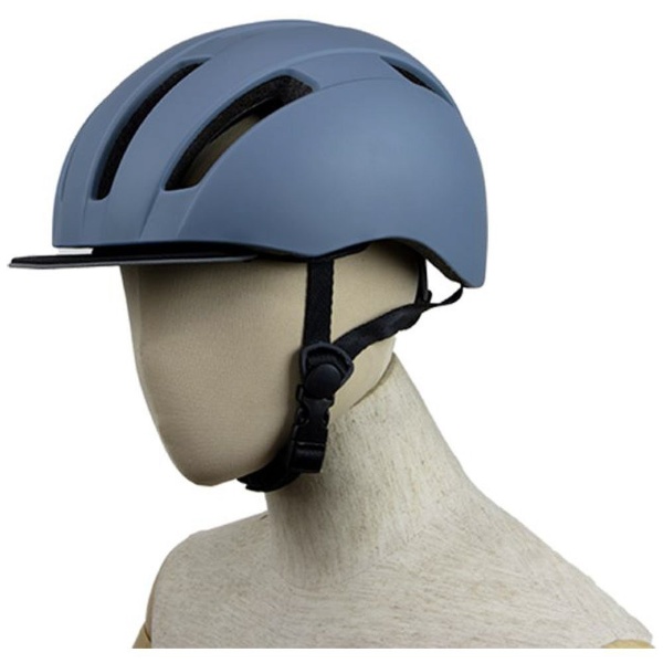 自転車用ヘルメット BUNCHO 文鳥 ブンチョウ(Mサイズ：54～58cm/マットグレイッシュブルー) 【返品不可】