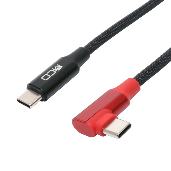 USB-C  USB-C֥ ν /ž /1.2m /USB Power Delivery /100W /USB2.0 /L] ֥å UPD-2A12L/BK