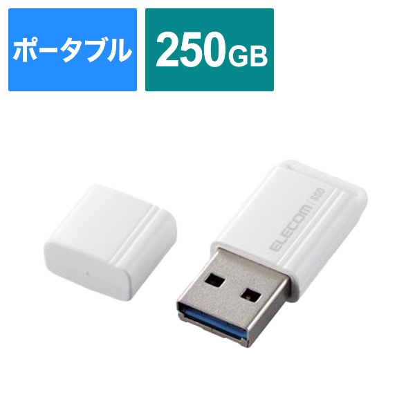 ESD-EXS0250GWH դSSD USB-A³ PS5/PS4Ͽб(Mac/Windows11б) ۥ磻 [250GB /ݡ֥뷿]