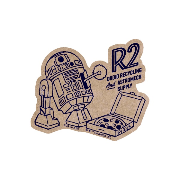 スターウォーズ　オリジナルステッカー　C-3PO&R2-D2