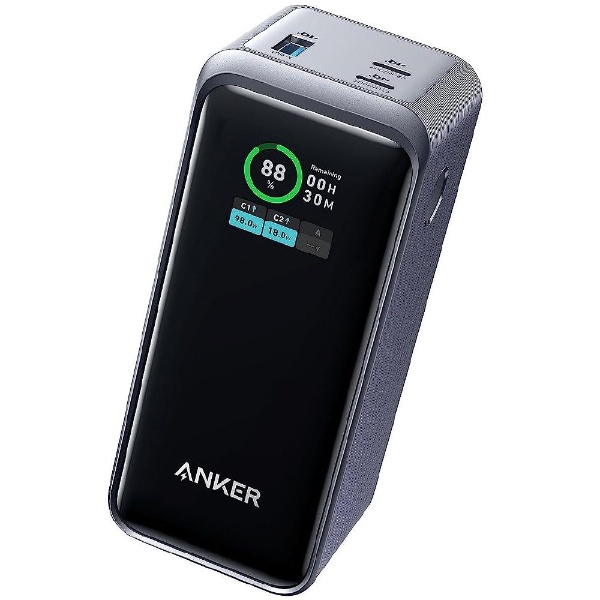 ХХåƥ꡼ Anker Prime Power Bank (20000mAh200W) ֥å A1336011 [USB Power Deliveryб /3ݡ /ť]