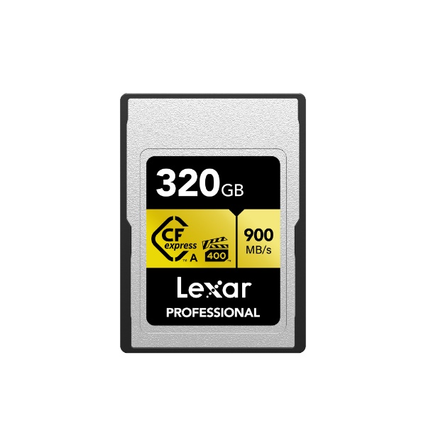【新品】Lexar CFexpressカード TypeA 320GB GOLD種別CFexp