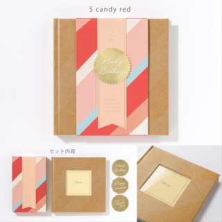 GIFT WRAPPING ALBUMiSj candy red GIFT WRAPPING ALBUMiSj candy red [ʐ^䎆p]