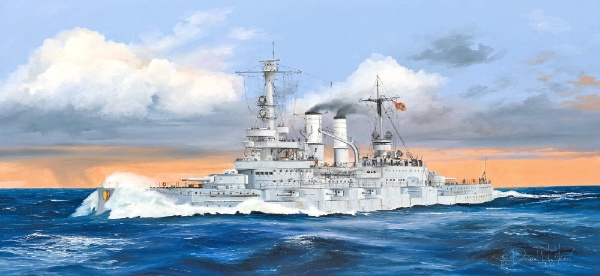 1/350ﾄﾗﾝﾍﾟｯﾀｰ05354 ドイツ海軍戦艦シュレスヴィヒ・ホルシュタイン1 