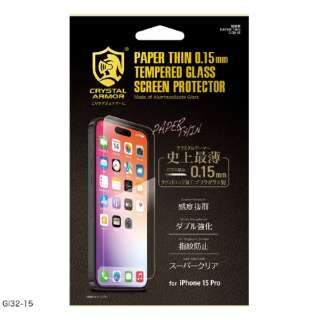 iPhone 15 Proi6.1C`j KXtB NX^A[}[  Crystal Armor GI32-15