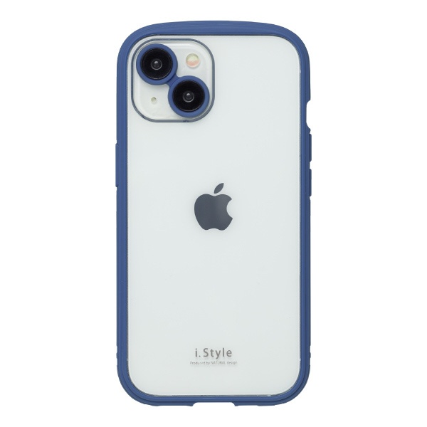 iPhone 15（6.1インチ）/14 i.Style ケース i.Style グレイッシュブルー iP23-61-IS02