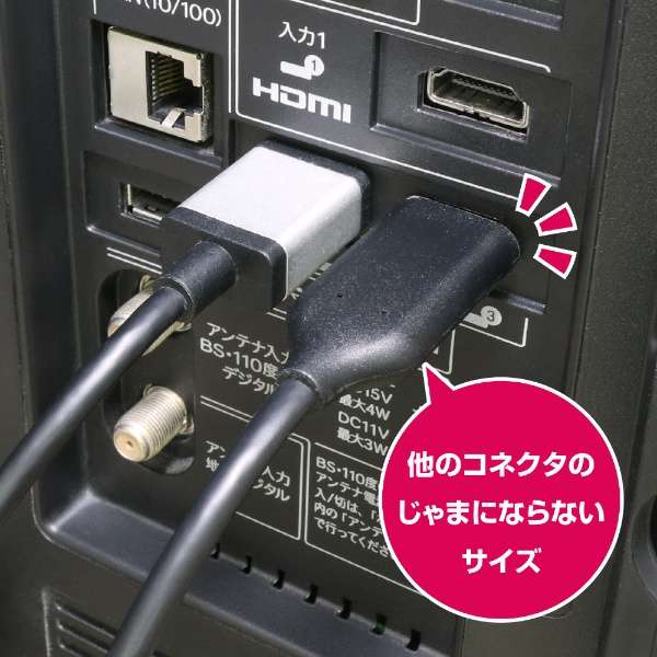 USB-C  HDMI P[u [f /1.5m] USD-FH15/BK_4
