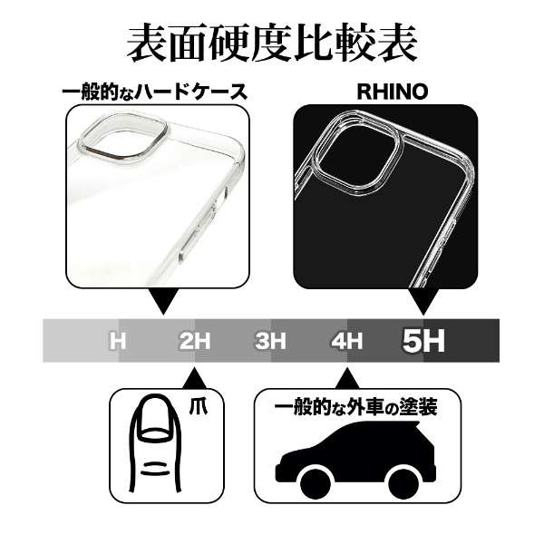 iPhone 15i6.1C`j nCubhP[X RHINO TPU~AN 5H Ռz MILKi MagsafeΉ BK~CL X^oii_15