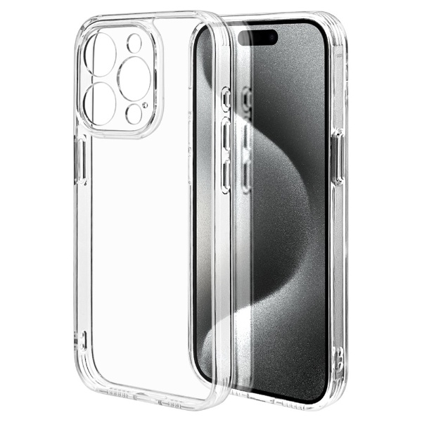 iPhone 15 Pro6.1 ˸ݸ ϥ֥åɥ RHINO TPUߥ 5H ׷ۼ MILʽ CL 饹Хʥ