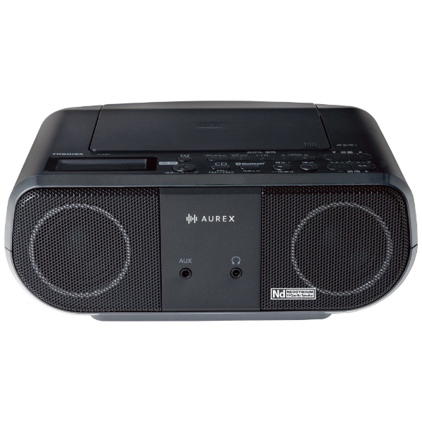 CDラジオ ブラック NX-PB30-B [ワイドFM対応 /Bluetooth対応] JVC