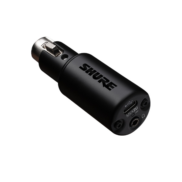 ヘッドホン出力付きXLR-USB変換アダプター MVX2U SHURE｜シュアー 通販 