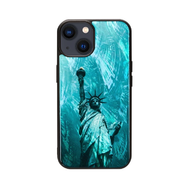 iPhone 15（6.1インチ） 天然貝ケース ikins 自由の女神 I25467i15 ROA 