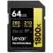 Lexar SDXC卡64GB 1800x UHS-II GOLD U3 V60 LSD1800064G-B1NNJ[Class10/64GB]_1