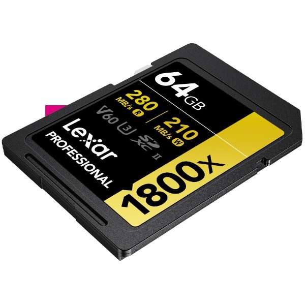 Lexar SDXC卡64GB 1800x UHS-II GOLD U3 V60 LSD1800064G-B1NNJ[Class10/64GB]_4