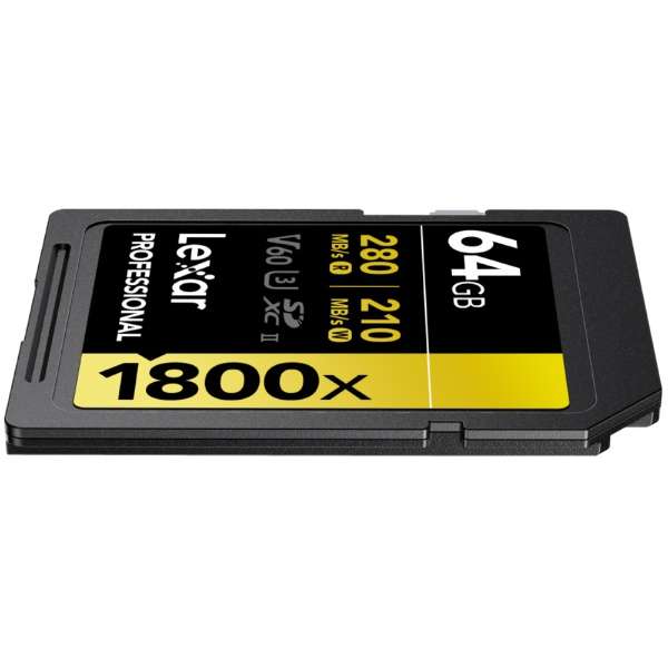 Lexar SDXC卡64GB 1800x UHS-II GOLD U3 V60 LSD1800064G-B1NNJ[Class10/64GB]_5
