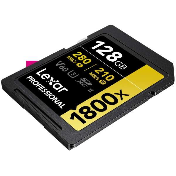 Lexar SDXC卡128GB 1800x UHS-II GOLD U3 V60 LSD1800128G-B1NNJ[Class10/128GB]_4