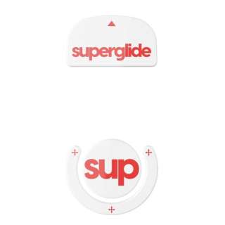 [鼠标鞋底]Superglide 2 for Logicool G Pro X Superlight白/红LGSSGWR2