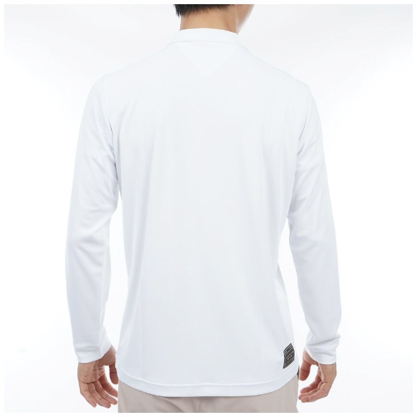 メンズ カモフラッグ モックネックシャツ(LLサイズ/ホワイト) THMA3672 【返品交換不可】