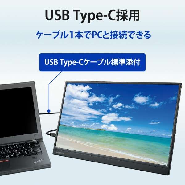 USB-Cڑ PCj^[ ubN LCD-YC171DX [17.3^ /tHD(1920~1080) /Ch]_6