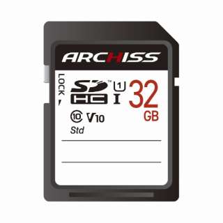 ARCHISS Standard SDHC 32GB Class10 UHS-1 (U1) AS-032GSD-SU1 [Class10 /32GB]