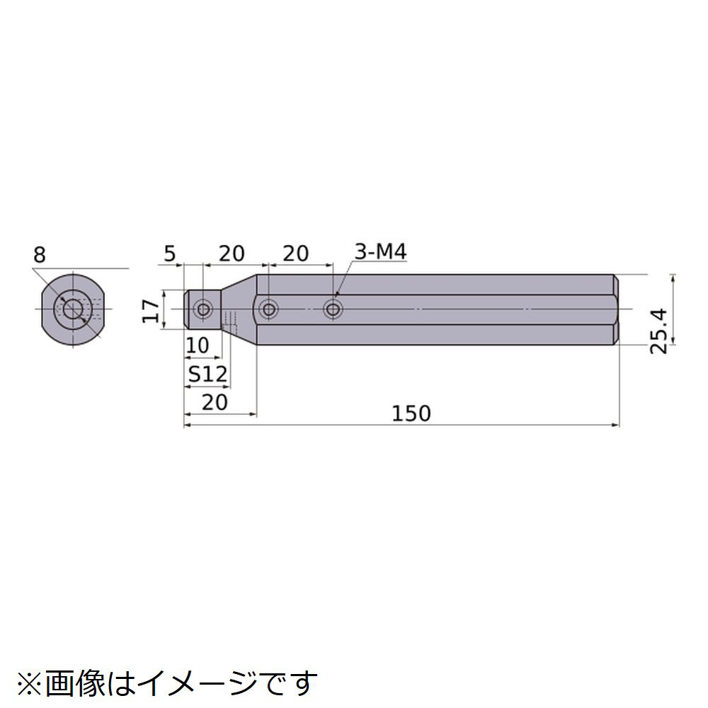 三菱 内径・溝入れ・ねじ切り加工用 ステッキィツイン用丸ホルダー RBH25480N 三菱マテリアル｜Mitsubishi Materials 通販  | ビックカメラ.com