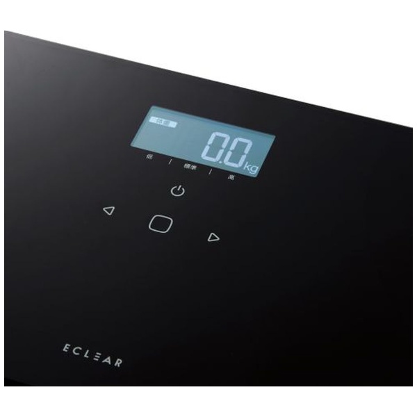 Wi-Fi通信機能搭載 体重計 ECLEAR（エクリア） ブラック HCS-WS01BK 