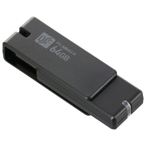 USB (Mac/Windows) ֥å PC-M64G-K [64GB /USB TypeA /USB3.1 /ž]