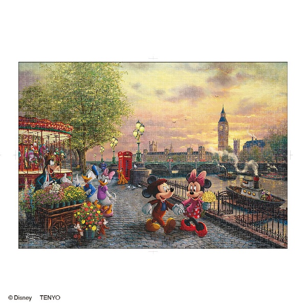 ジグソーパズル D-1000-853 Mickey and Minnie in London テンヨー 