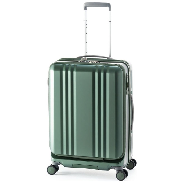 スーツケース ジッパータイプ デカかるEdge マットグリーン ALI-077