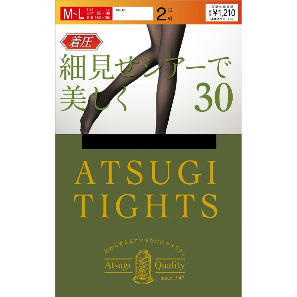 ATSUGI TIGHTS 尵 ٸ30ǥˡ륿 2­ M-L ֥å FP11392P