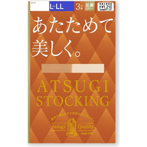 ATSUGI STOCKING ߂ĔB3g XgbLO L-LL k[fBx[W FP11903P