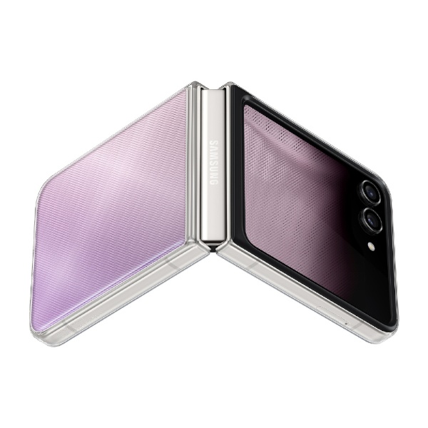 ॹ Galaxy Z Flip5 Flipsuit Case/Transparent ꥢ EF-ZF731CTEGJP