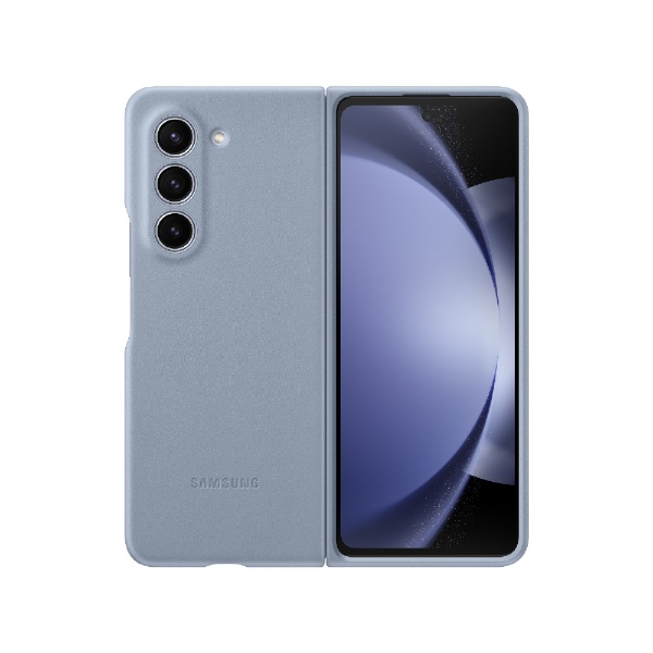 サムスン純正ケース Galaxy Z Fold5 Eco-Leather Case（Icy Blue 