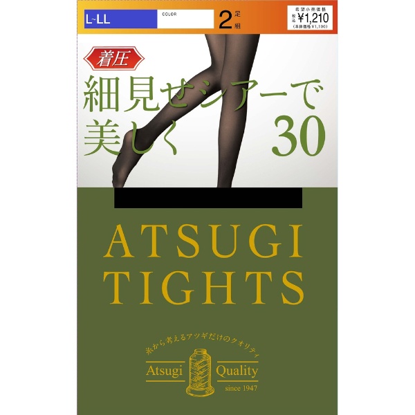 ATSUGI TIGHTS 尵 ٸ30ǥˡ륿 2­ L-LL ֥å FP11392P