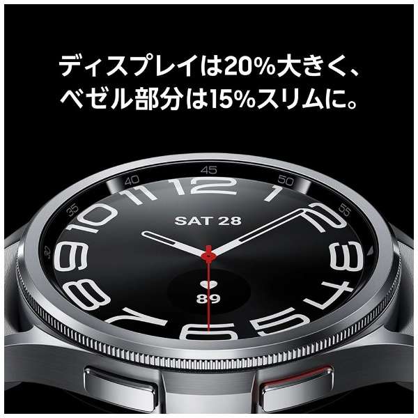Galaxy Watch6 Classici47mmj]x[\ X}[gEHb` ySuicaΉz SamsungiTXj Black SM-R960NZKAXJP_5