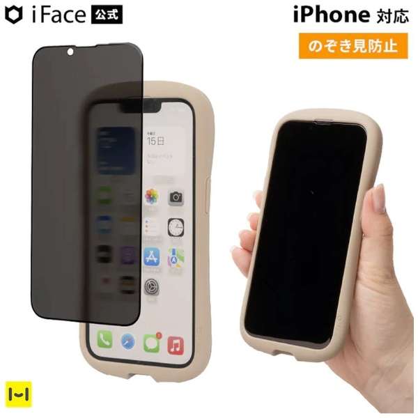 miPhone 15 Proi6.1C`jpniFace EhGbWKX ʕیV[g iFace ̂h~ 41-962466_2