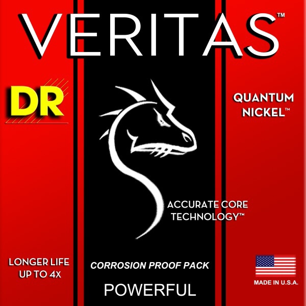 エレキギター弦 3PACKセット VERITAS SERIES for GUITAR VTE-10-3PK DR