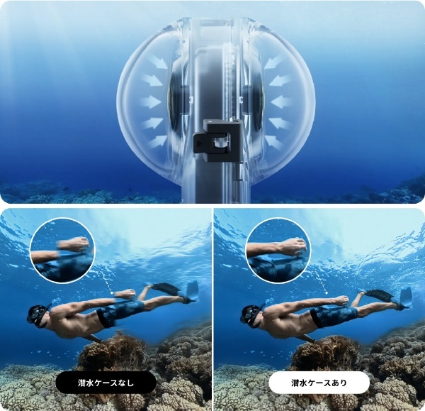 Insta360 X3 見えない潜水ケース CINSBAQW INSTA360｜インスタ360 通販