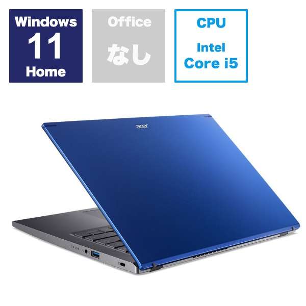 笔记本电脑Aspire 5积极的蓝色A514-55-N58Y/B[14.0型/Windows11 Home/intel Core i5/存储器:8GB/SSD:512GB/2023一年8月型号][库存限度]_1