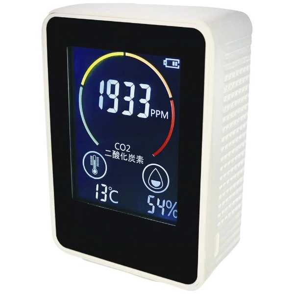CO2二酸化炭素測定器（温度・湿度計付き） CHE-C1 サンワサプライ 