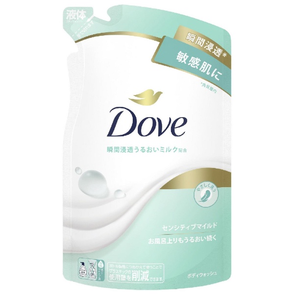 Dove(davu)沐浴露替换装330g敏感温和