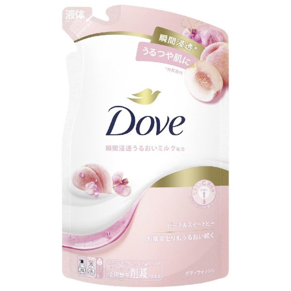 Dove(davu)沐浴露替换装330g桃子&茴香豌豆花