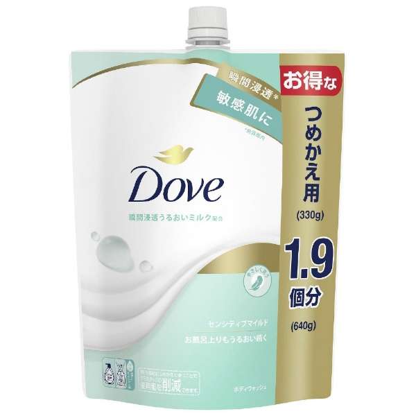 Dove(davu)沐浴露替换装640g敏感温和_1