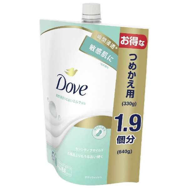 Dove(davu)沐浴露替换装640g敏感温和_4