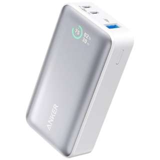 モバイルバッテリー Power Bank 10000mAh 30W ホワイト A1256021 [USB Power Delivery対応 /3ポート]
